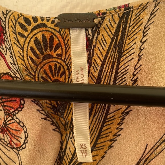 Free People long tank blouse. XS. - Picture 2 of 5